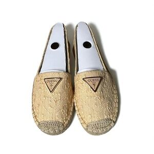 🌻NEW NWOT GUESS  Mones Jute Casual Espadrille Flats Women's Size 6.5